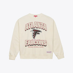 Atlanta Falcons Women's Tonal Arch Sweatshirt - Cream Sweatshirts