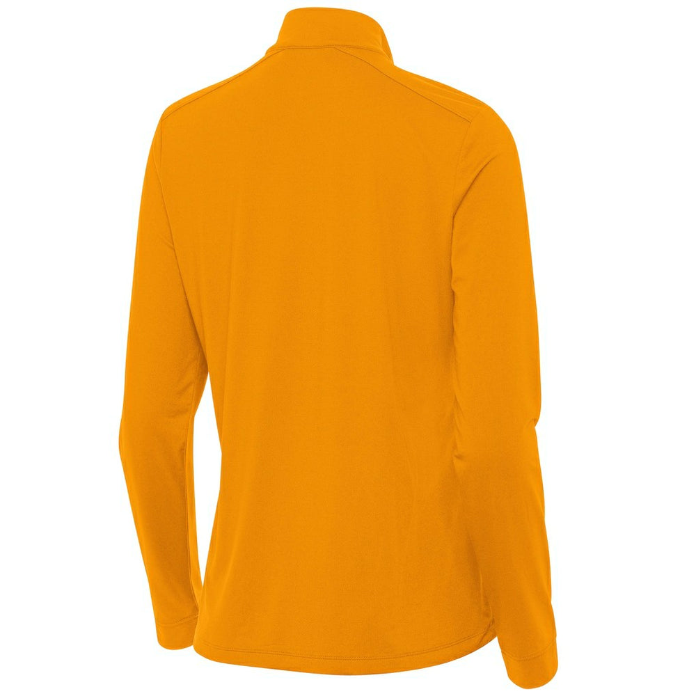 Tampa Bay Buccaneers Antigua Women's 50th Season Intent Quarter-Zip Sweatshirt - Orange Sweatshirts