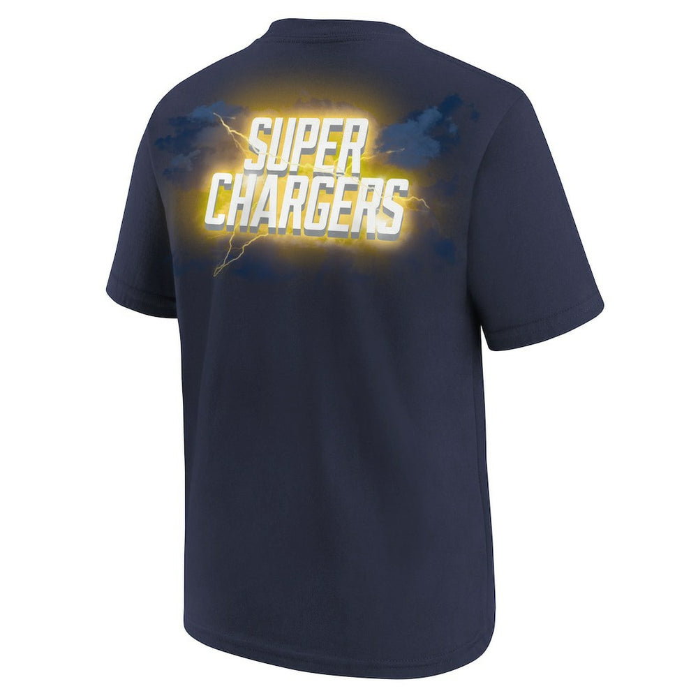 Los Angeles Chargers Youth Super Chargers Alt Pack T-Shirt - Navy T-shirts