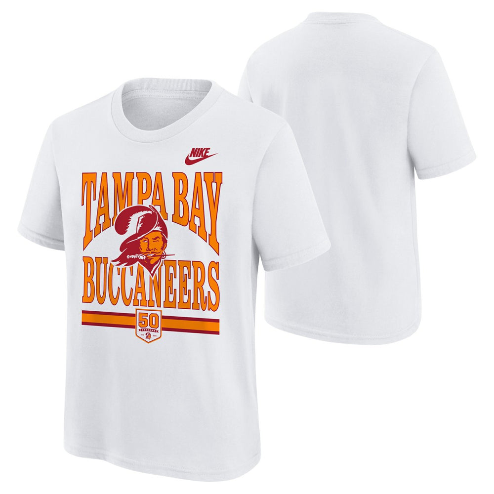 Tampa Bay Buccaneers Outerstuff Preschool 50th Anniversary T-Shirt - White T-shirts