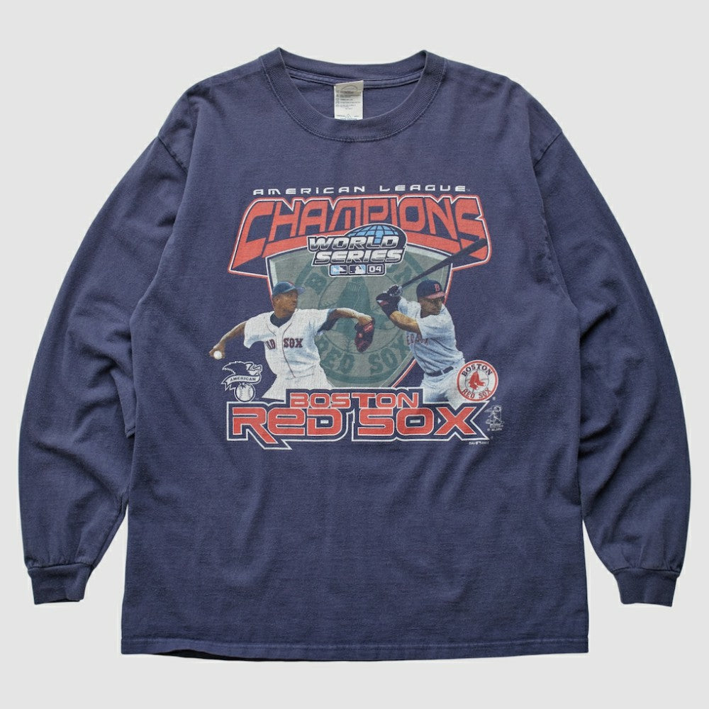 Boston Red Sox 2004 T-Shirt - Navy - Vintage T-shirts