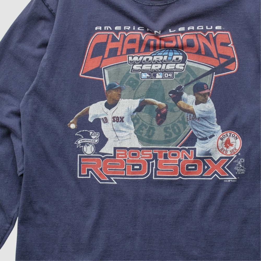 Boston Red Sox 2004 T-Shirt - Navy - Vintage T-shirts
