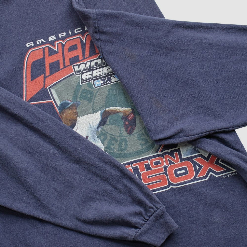 Boston Red Sox 2004 T-Shirt - Navy - Vintage T-shirts
