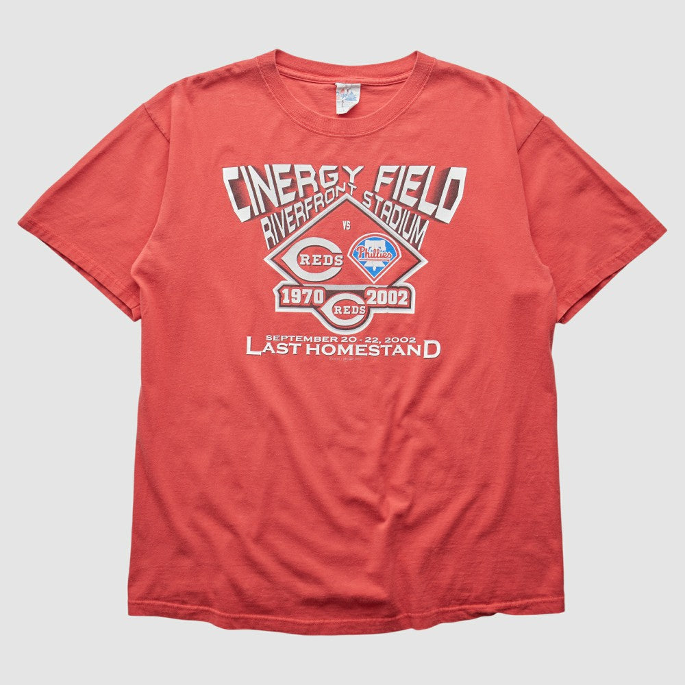 Cincinnati Reds 2002 T-Shirt - Red - Vintage T-shirts