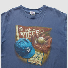 Detroit Tigers 2000s T-Shirt - Blue - Vintage T-shirts