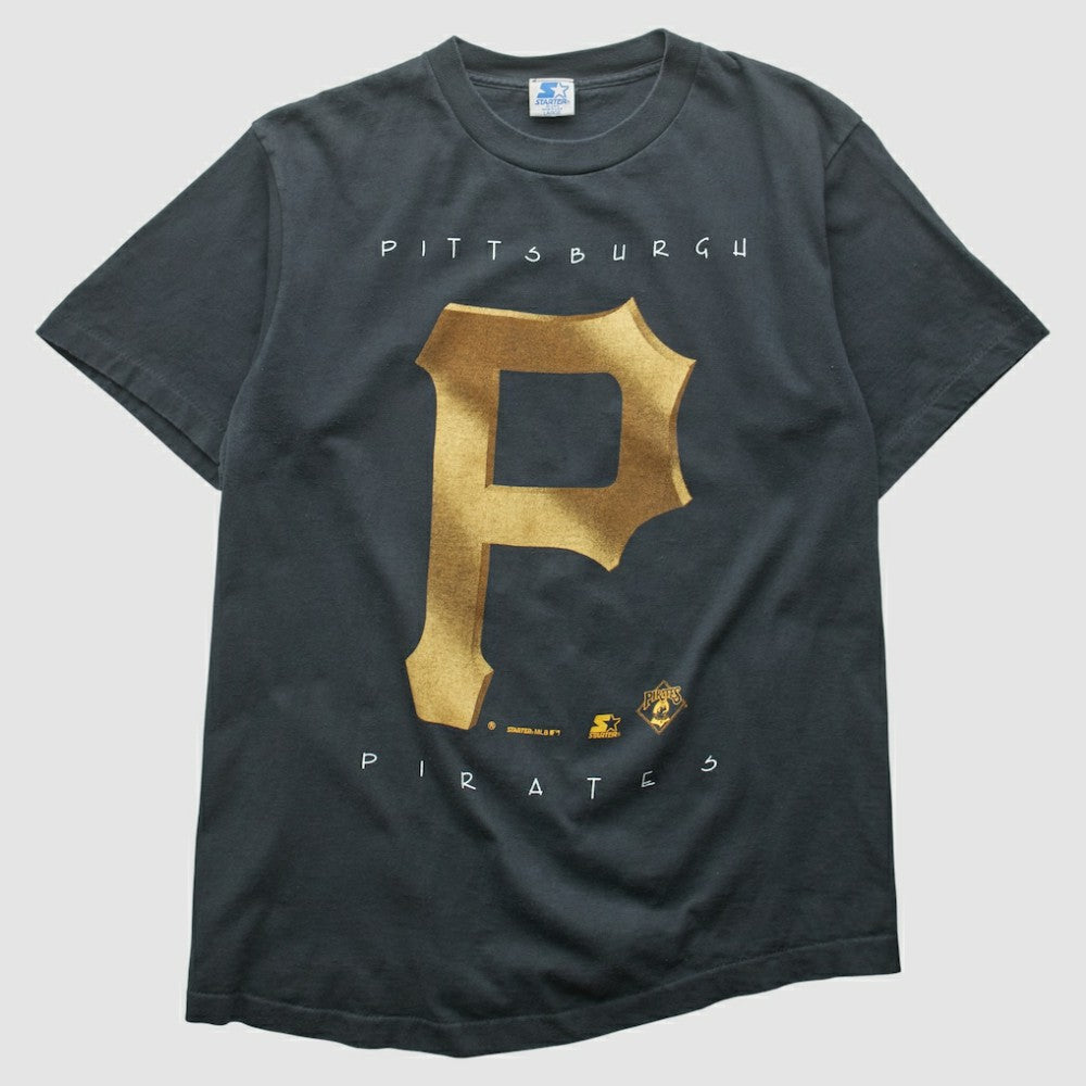 Pittsburgh Pirates Starter 90s T-Shirt - Black - Vintage T-shirts