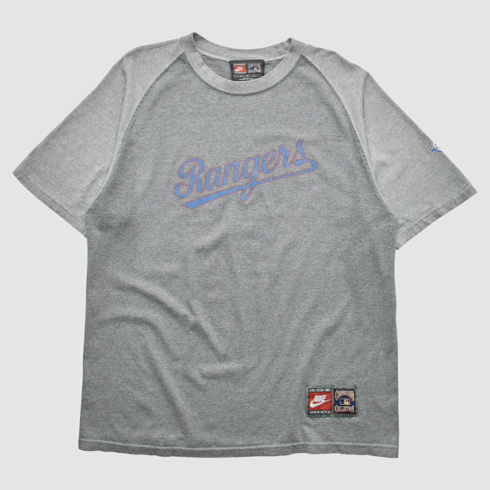 Texas Rangers Nike 2000s T-Shirt - Gray - Vintage T-shirts