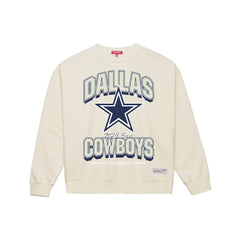 Dallas Cowboys Women's Tonal Arch Sweatshirt - Cream Sweatshirts
