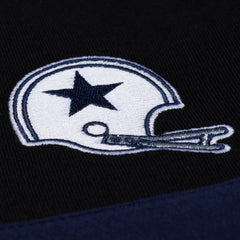 Dallas Cowboys Women's Cropped Long Sleeve Rugby Polo - Black