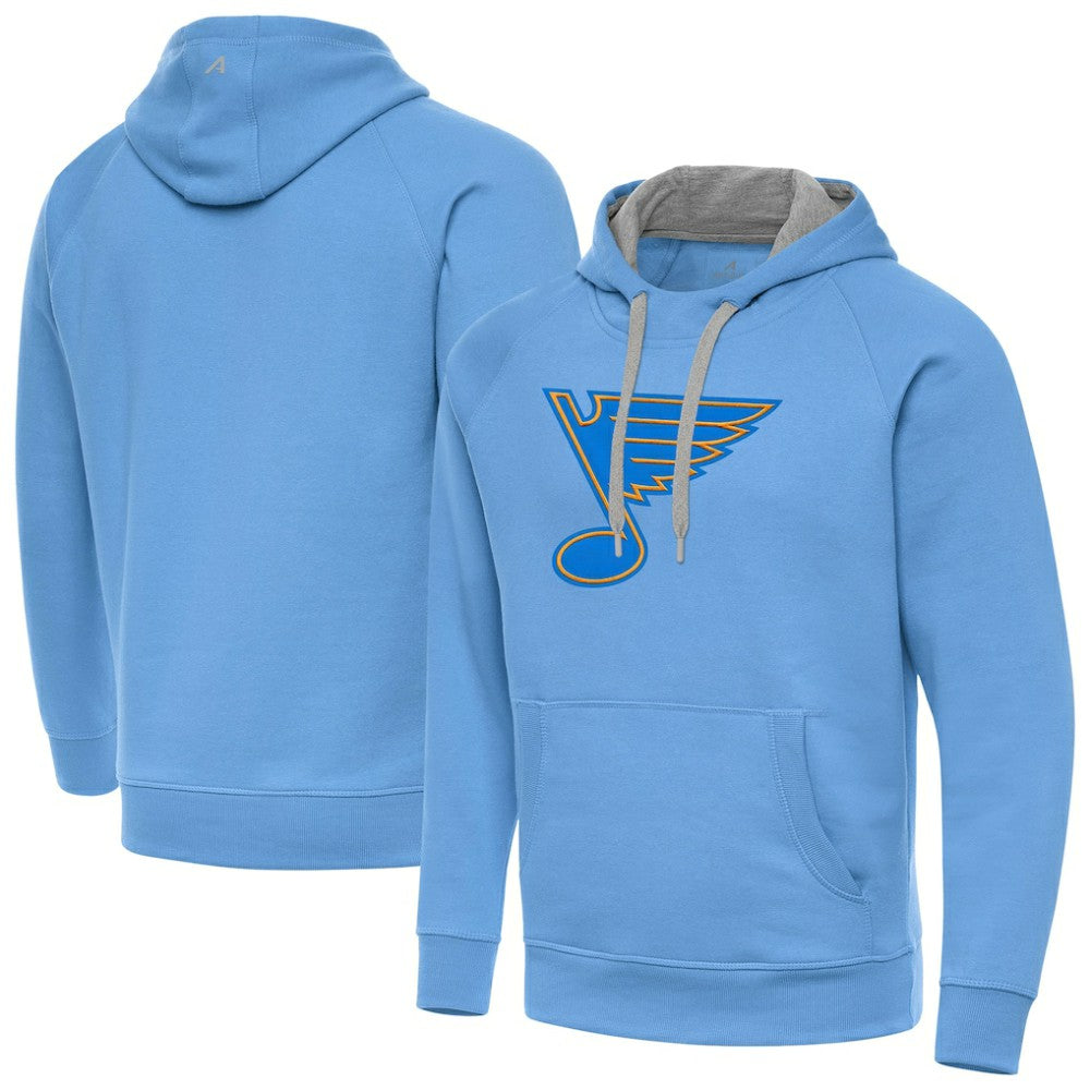 St. Louis Blues Antigua Victory Pullover Hoodie - Blue | US 203361764