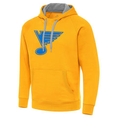 St. Louis Blues Antigua Victory Pullover Hoodie - Gold | US 203361769