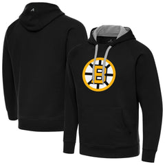 Boston Bruins Antigua Victory Pullover Hoodie - Black | US 203361773
