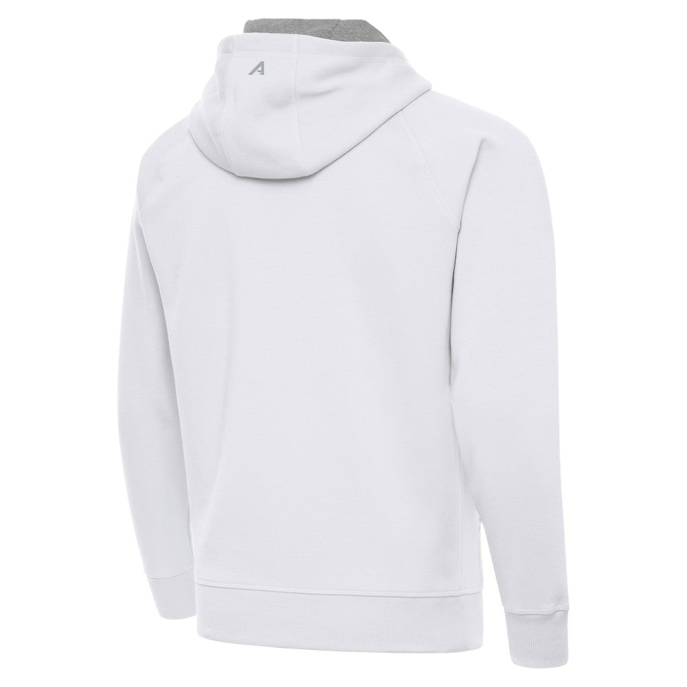 Boston Bruins Antigua Victory Full-Zip Hoodie - White | US 203361786