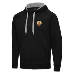 Boston Bruins Antigua Victory Full-Zip Hoodie - Black | US 203361787