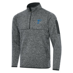 St. Louis Blues Antigua Fortune Quarter-Zip Pullover Jacket - Heather Gray | US 203361791