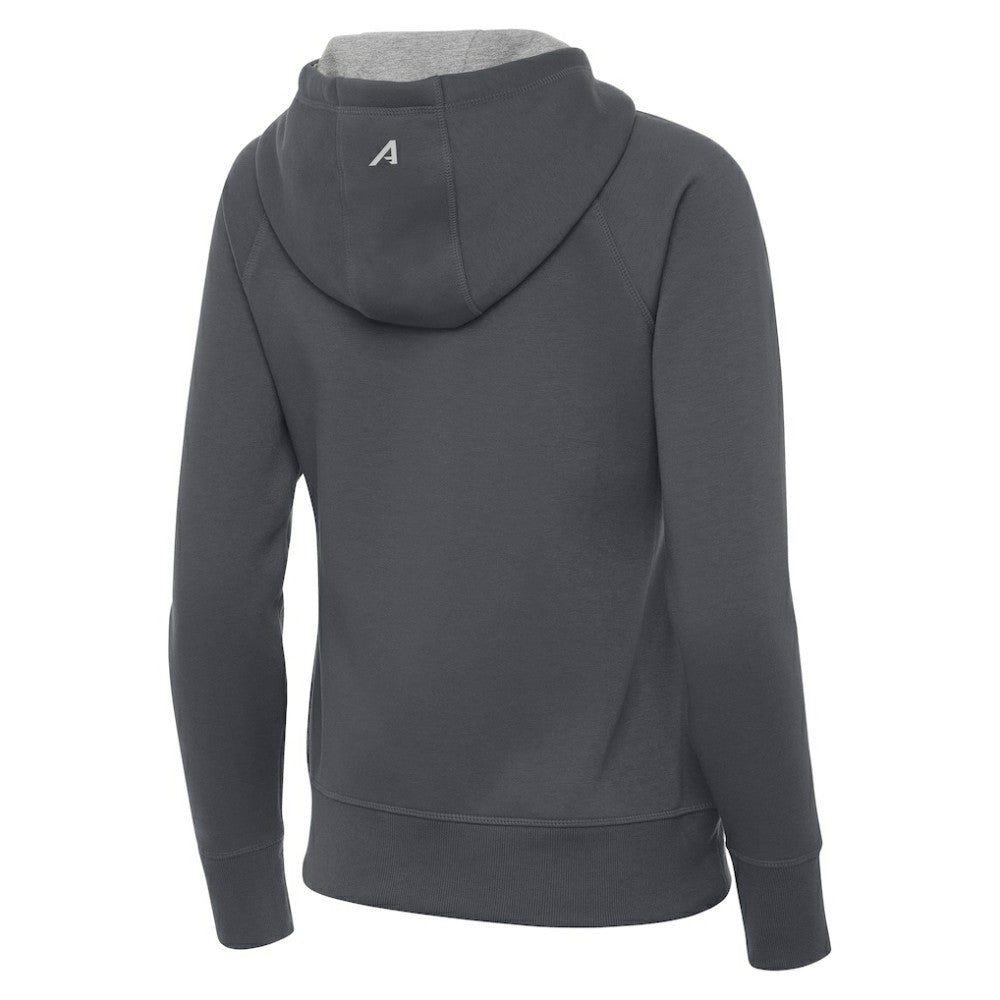 St. Louis Blues Antigua Women's Victory Full-Zip Hoodie - Charcoal | US 203361803