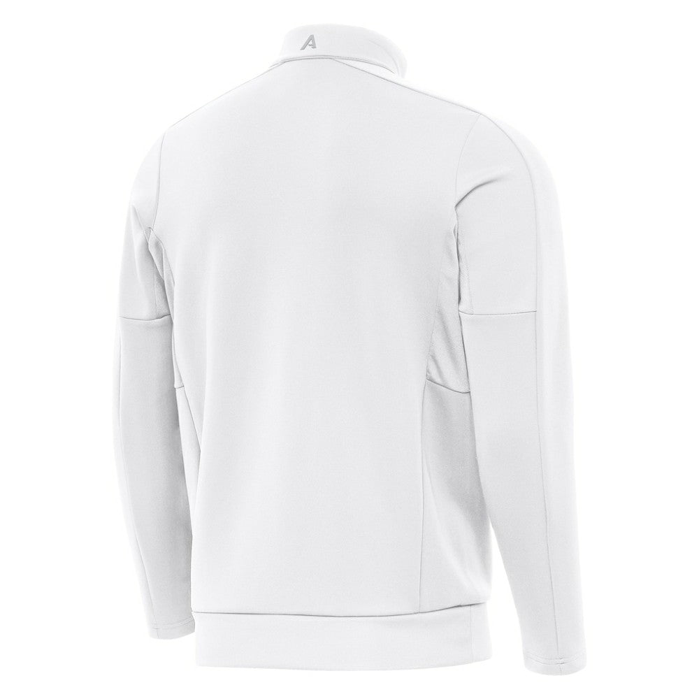 Boston Bruins Antigua Generation Quarter-Zip Pullover Top - White | US 203361823