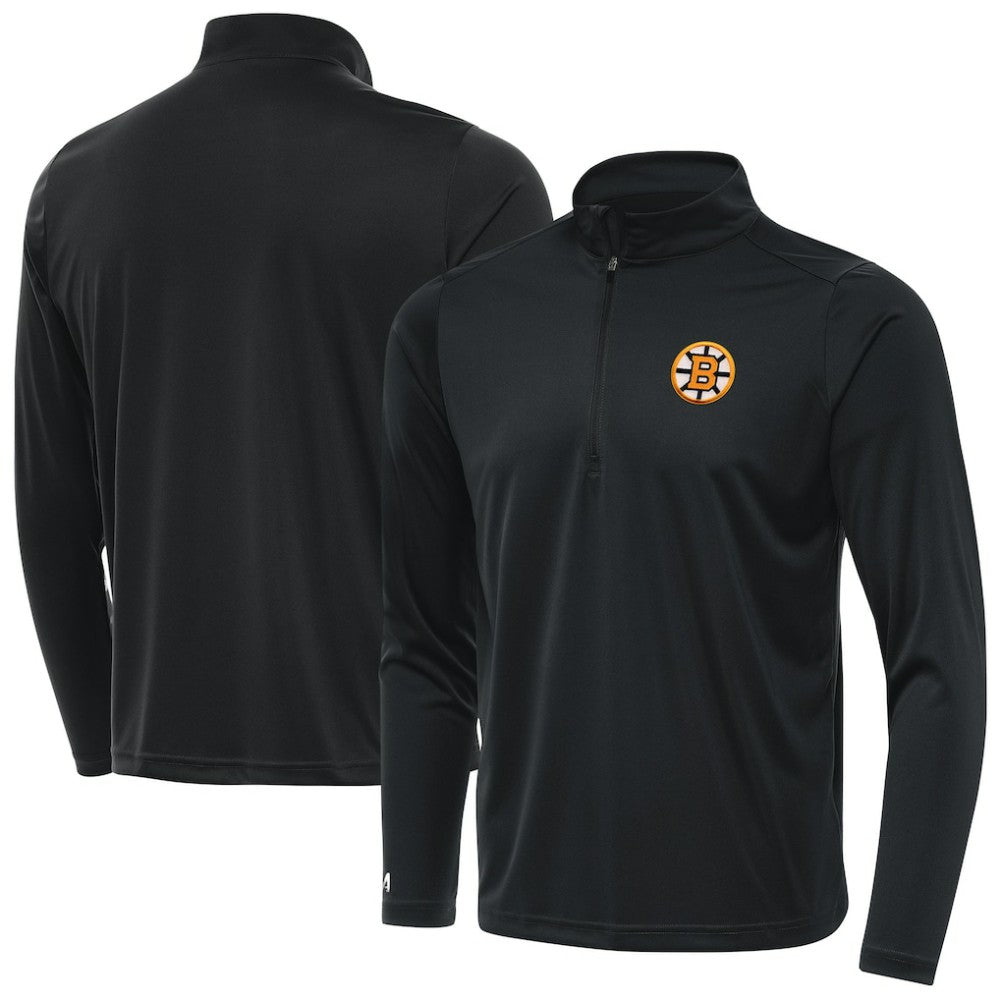 Boston Bruins Antigua Tribute Lightweight Quarter-Zip Pullover - Gray | US 203361828