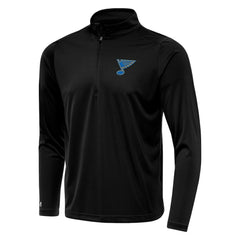 St. Louis Blues Antigua Tribute Lightweight Quarter-Zip Pullover - Black | US 203361829