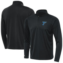 St. Louis Blues Antigua Tribute Lightweight Quarter-Zip Pullover - Gray | US 203361833