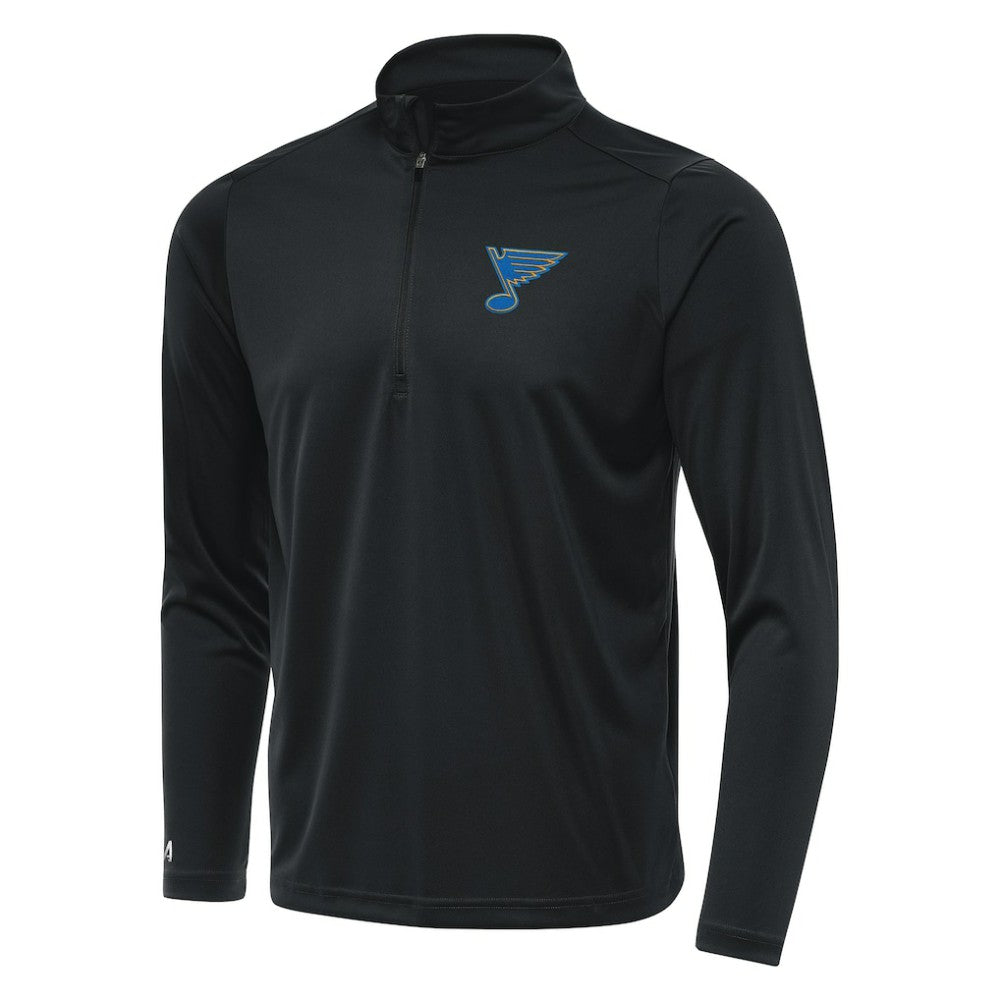 St. Louis Blues Antigua Tribute Lightweight Quarter-Zip Pullover - Gray | US 203361833