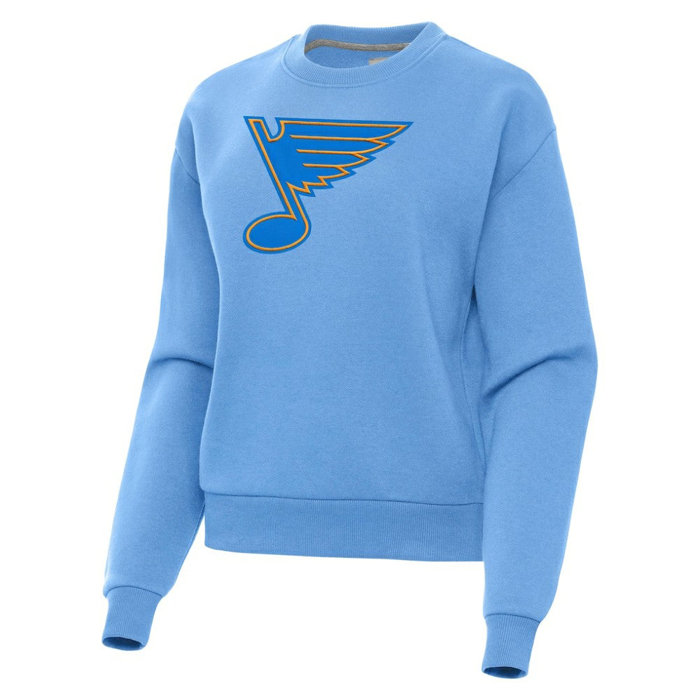 St. Louis Blues Antigua Women's Victory Pullover Sweatshirt - Blue | US 203361841