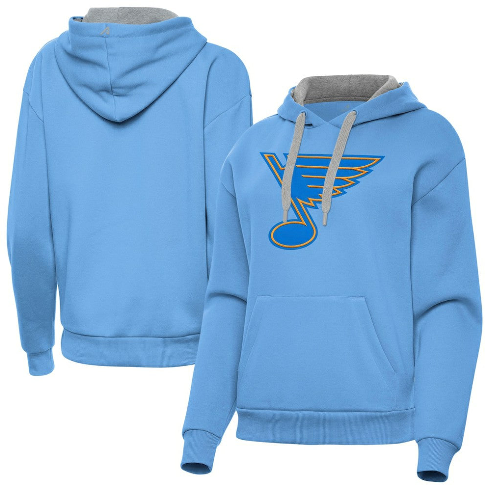 St. Louis Blues Antigua Women's Victory Pullover Hoodie - Blue | US 203361850