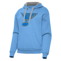 St. Louis Blues Antigua Women's Victory Pullover Hoodie - Blue | US 203361850