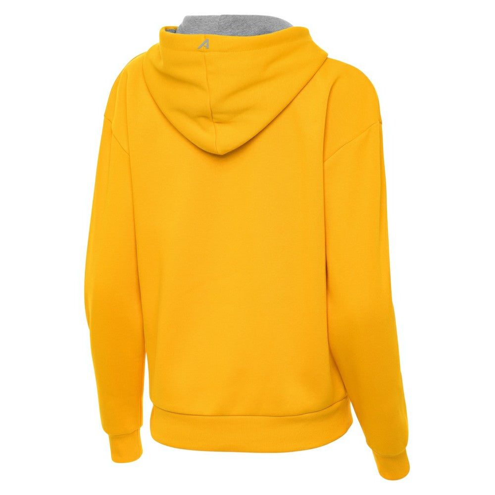 Boston Bruins Antigua Women's Victory Pullover Hoodie - Gold | US 203361857