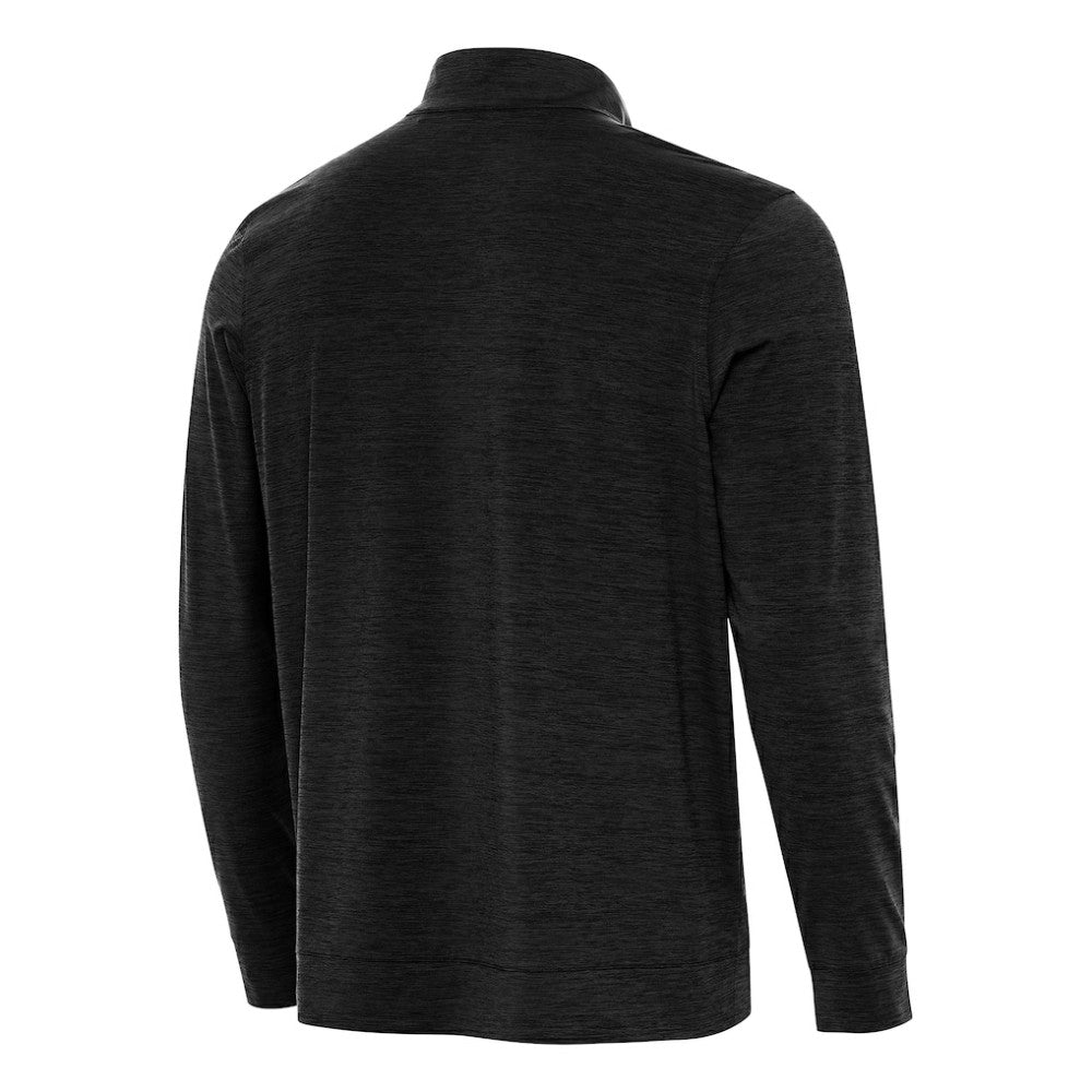 Boston Bruins Antigua Bright Quarter-Zip Pullover - Heather Black | US 203361907