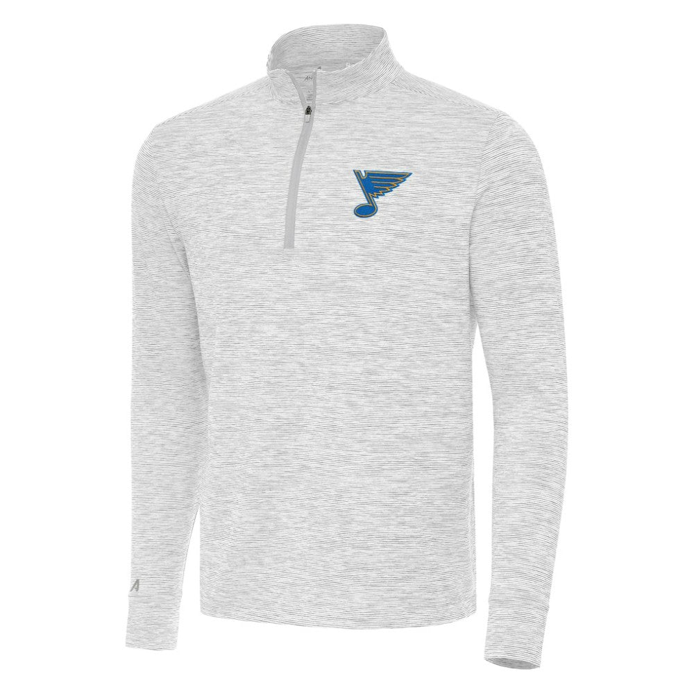 St. Louis Blues Antigua Cause Quarter-Zip Jacket - Gray | US 203361915