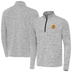 Boston Bruins Antigua Cause Quarter-Zip Jacket - Black | US 203361916