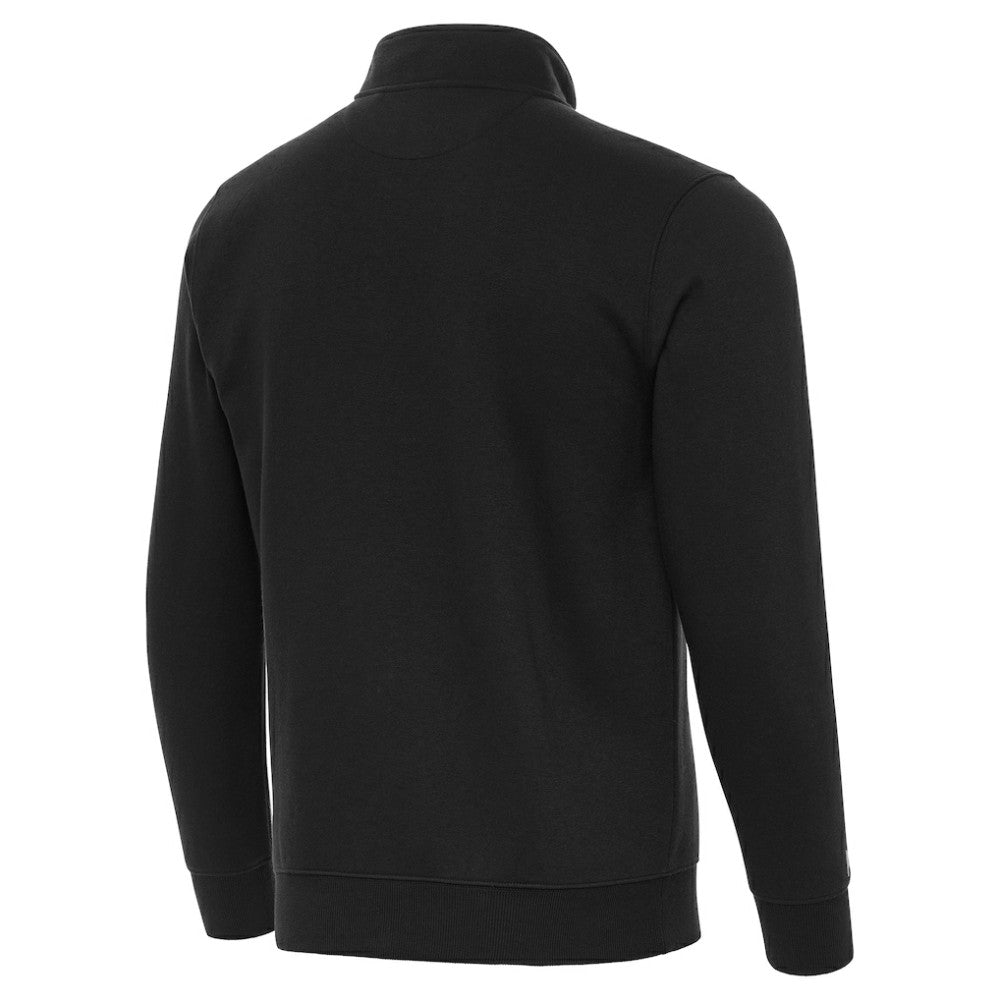 Boston Bruins Antigua Victory Quarter-Zip Pullover Top - Black | US 203362004