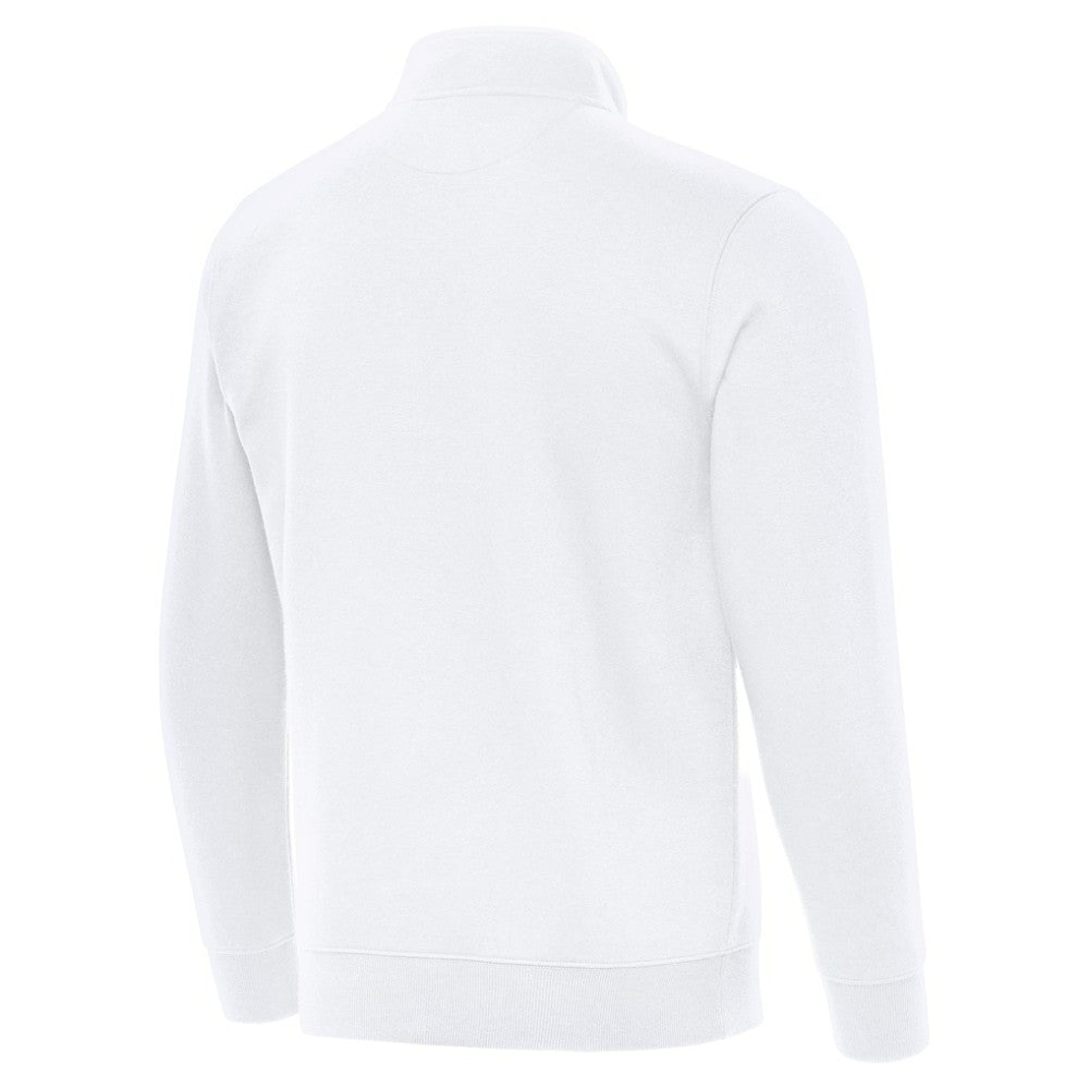 St. Louis Blues Antigua Victory Quarter-Zip Pullover Top - White | US 203362006