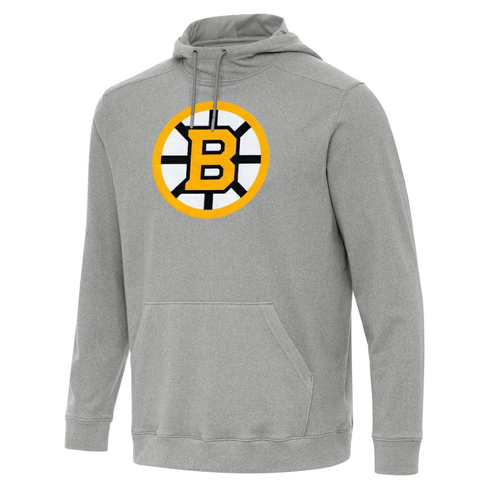 Boston Bruins Antigua Cloud Pullover Hoodie - Heather Gray | US 203362086
