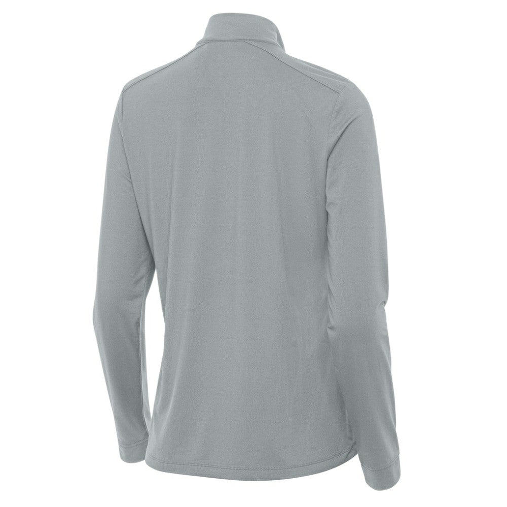St. Louis Blues Antigua Women's Intent Quarter-Zip Pullover - Gray | US 203362144