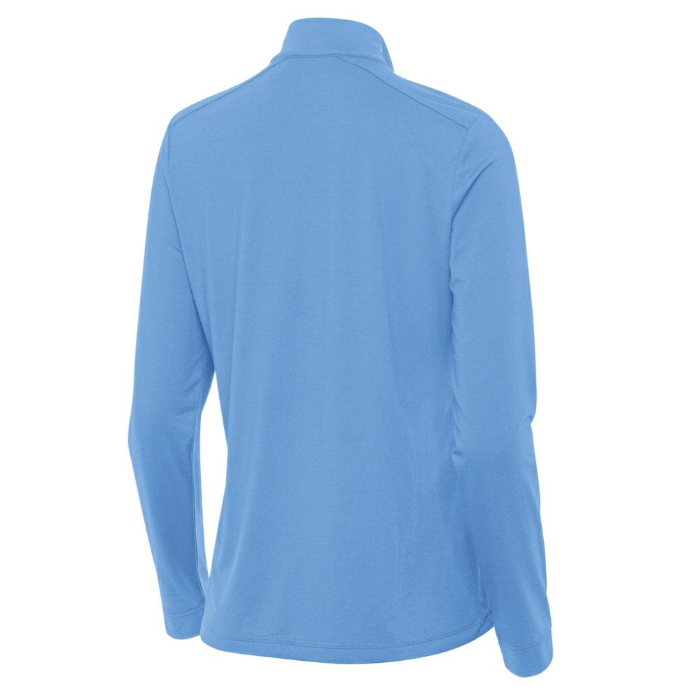 St. Louis Blues Antigua Women's Intent Quarter-Zip Pullover - Blue | US 203362145