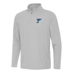 St. Louis Blues Antigua Twine Quarter-Zip Pullover - Gray | US 203362156