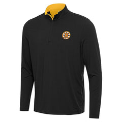 Boston Bruins Antigua Content Quarter-Zip Jacket - Black | US 203362163