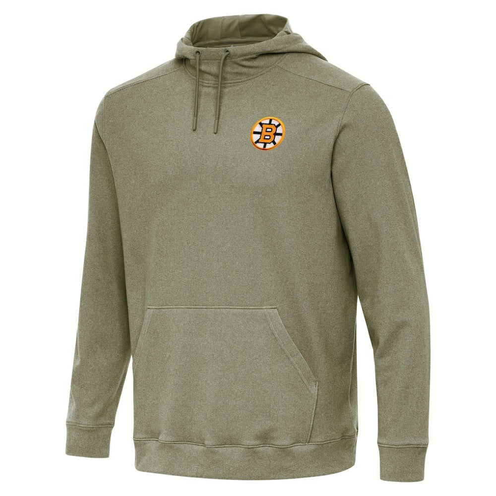 Boston Bruins Antigua Cloud Pullover Hoodie - Olive | US 203362195