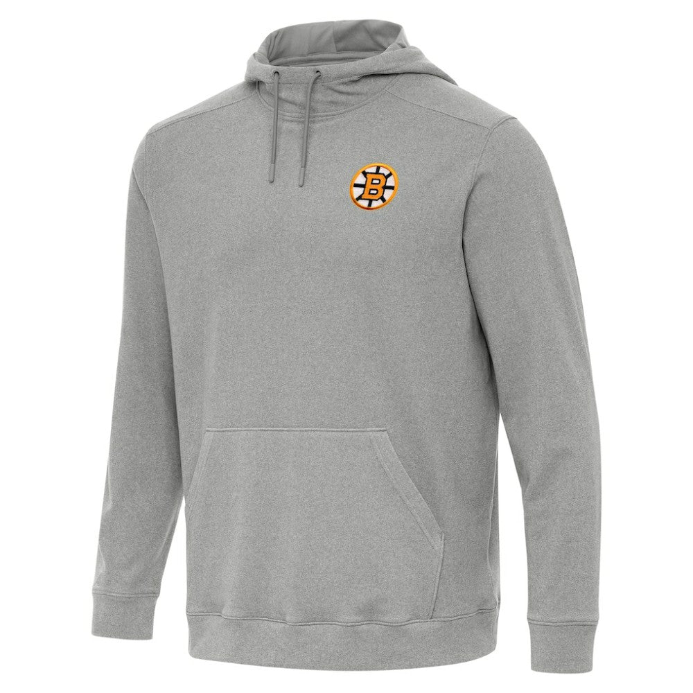 Boston Bruins Antigua Cloud Pullover Hoodie - Heather Gray | US 203362196