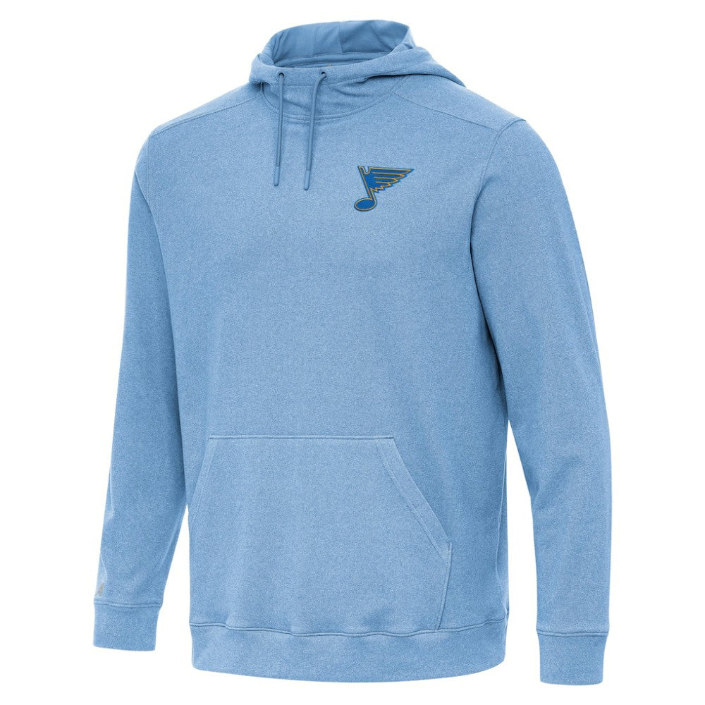 St. Louis Blues Antigua Cloud Pullover Hoodie - Heather Blue | US 203362198