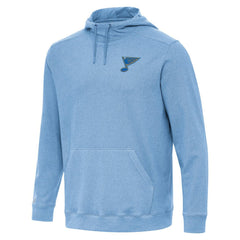 St. Louis Blues Antigua Cloud Pullover Hoodie - Heather Blue | US 203362198