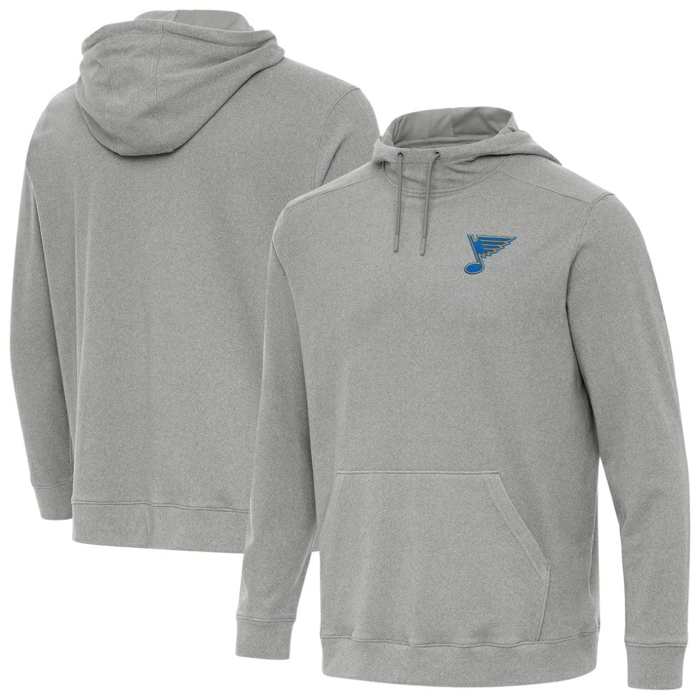 St. Louis Blues Antigua Cloud Pullover Hoodie - Heather Gray | US 203362199