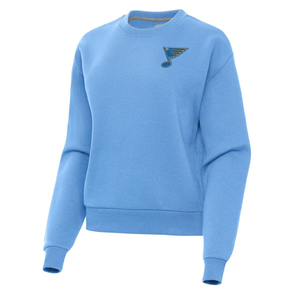St. Louis Blues Antigua Women's Victory Pullover Sweatshirt - Blue | US 203362230