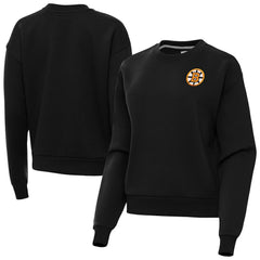 Boston Bruins Antigua Women's Victory Pullover Sweatshirt - Black | US 203362233