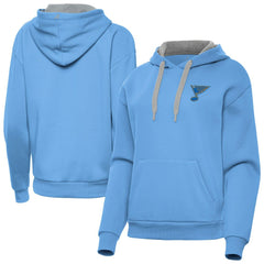 St. Louis Blues Antigua Women's Victory Pullover Hoodie - Blue | US 203362239