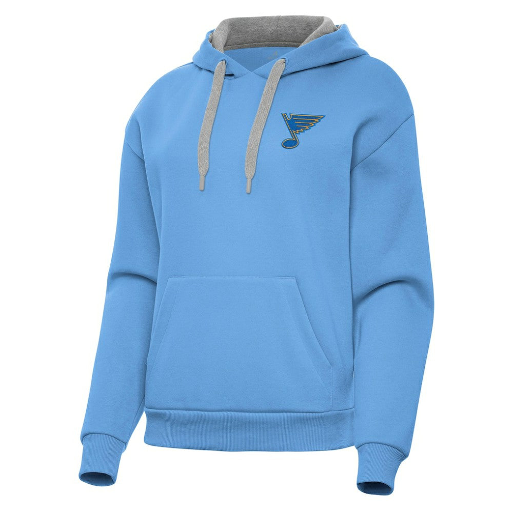 St. Louis Blues Antigua Women's Victory Pullover Hoodie - Blue | US 203362239