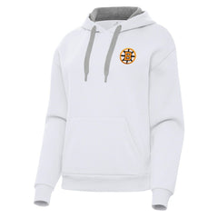 Boston Bruins Antigua Women's Victory Pullover Hoodie - White | US 203362241