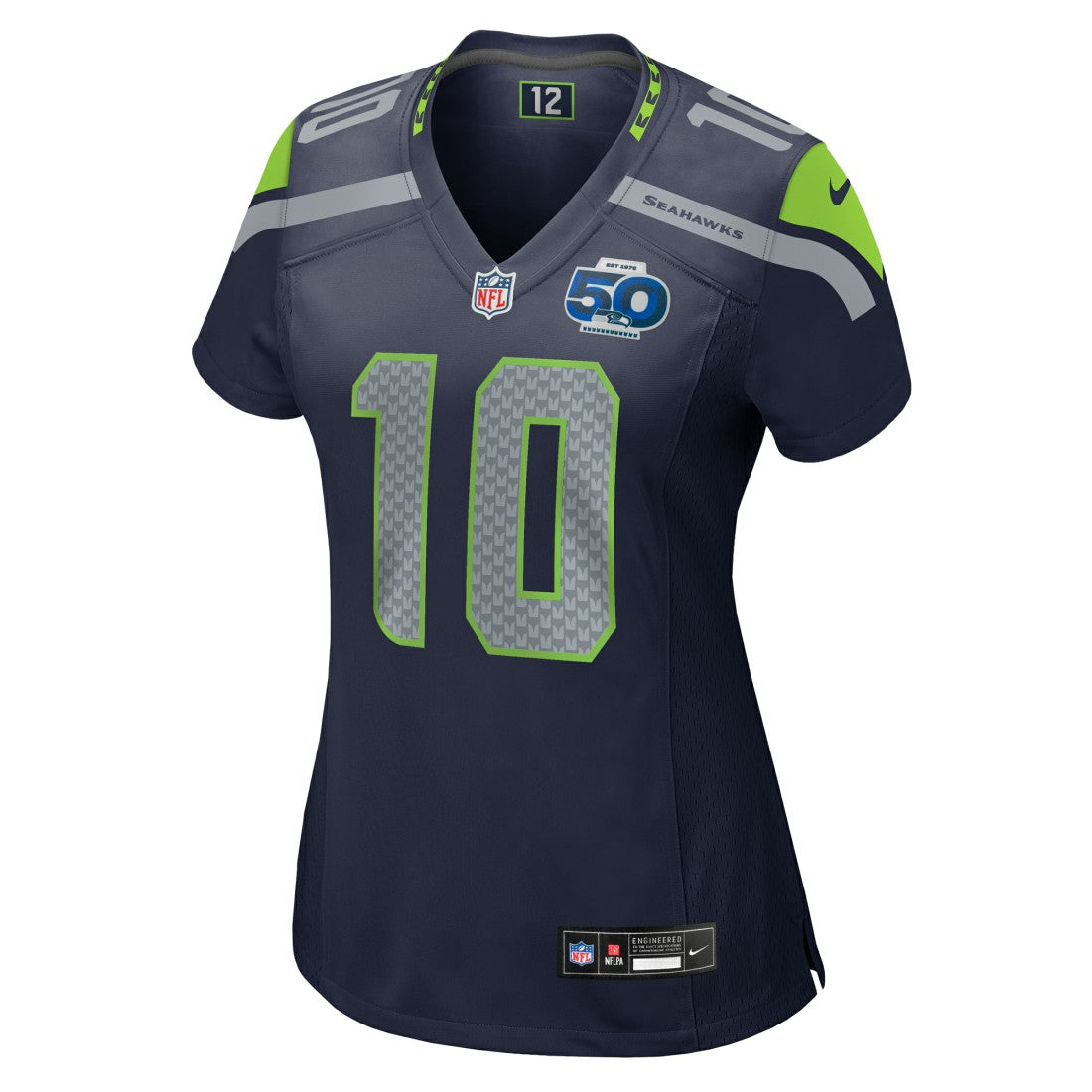 Cooper Kupp Seattle Seahawks Women's Team 50th Season Game Jersey - College Navy Jerseys